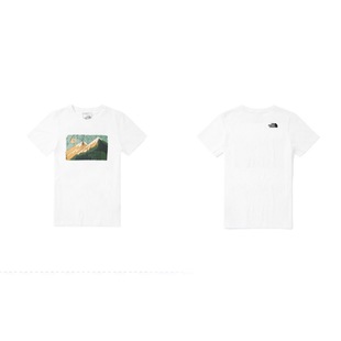 North face home cotton T-shirt men's and women's summer 260g blockbuster trend printing half sleeve loose leisure couples hair generation