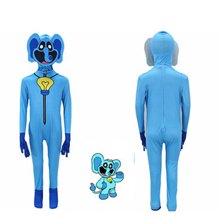 Poppy Playtimecos Бобби игры 3 одежды Хэллоуин COS костюм Ужасы улыбающиеся животные