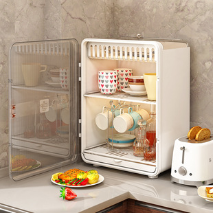 High-end Light Luxury Dustproof Water Cup Storage Rack Moisture-proof Cup Holder Coffee Cup Storage Cabinet Mug Storage Box