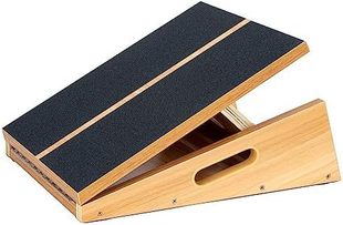 Household exercise balance board calf board rectangular wooden stretch wedge board adjustable stretch squat inclined board