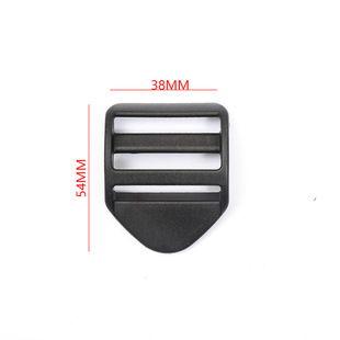 Supply high quality plastic peg buckle flat bent four block buckle webbing adjustment buckle color buckle adjustable bag buckle
