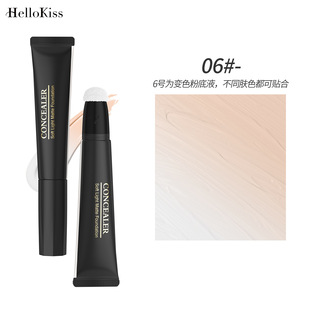 HelloKiss Concealer Foundation Liquid-легкая и удобная, водостойкая, не Цветущая, не прилипающая пудра, легко отталкивается от трансграничного макияжа.