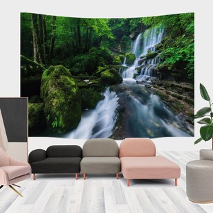 Background cloth living room hanging cloth room bedroom tapestry studio decorative cloth background wall tapestry cross-border a generation of hair