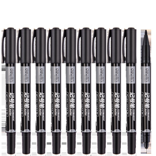 Deli marker small double head 6824 single head hook line pen art mark oil 6881 mark oil pen wholesale