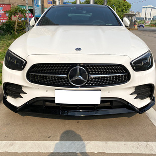 Suitable for Mercedes-Benz E-Class W213 2021 E260 E300 AMG front bumper front lip front shovel modification