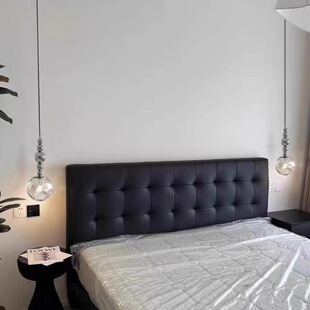 Bedroom Bedside Small Chandelier Middle Ancient Light Luxury Designer Living Room Background Wall Space Long Lava Single Head Lamps