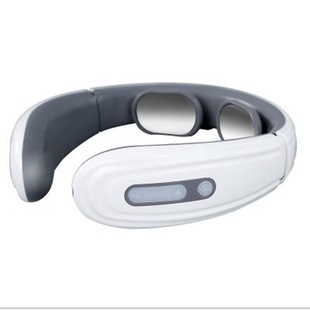 Pulse Cervical Spine Instrument Intelligent Neck Massage Physiotherapy Hot Compress Folding Mini Portable Cervical Spine Massage Instrument Cross-Border