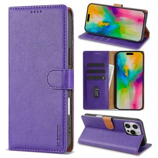 Suitable for Samsung S25Edge Classic Pure Color Flip Leather Case A17 Wallet Bag A07 Card Holder A56 Protective Case