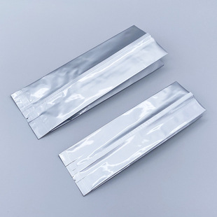 Factory Direct supply pure aluminum organ bag aluminum foil back seal three-dimensional vacuum bag tea packaging bag coffee powder middle seal bag