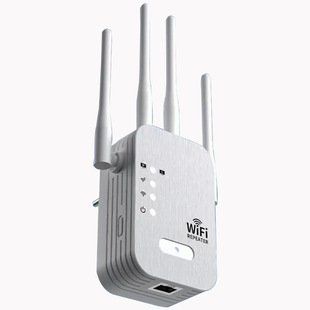 Двухдиапазонный беспроводной маршрутизатор 5G 300M сетевой расширитель 4 антенны wifi усилитель сигнала 1200M повторитель