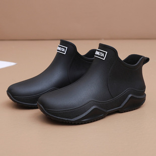 Wholesale waterproof shoes men and women couple's low-cut rain boots four seasons cotton low-top fashion non-slip wear-resistant comfortable lightweight
