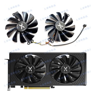 Применимо к вентилятору Охлаждения видеокарты XFX/xjing RX7600 8 ГБ Speedster SWFT Wolf War