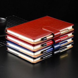 a5 NoteBook Gift Box Set B5 Business Notepad Meeting Record Book with Buckle NoteBook Stationery Custom logo