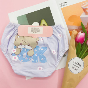 Children's underwear bread pants cute baby baby briefs girls soft cotton cartoon bread underwear wholesale
