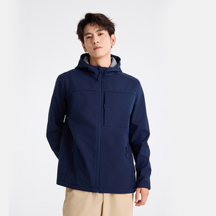 24 Autumn Soft Shell Women's fleece-lined Windproof Waterproof Outdoor Mountaineering Warm Jacket Soft Shell Men's Custom-made
