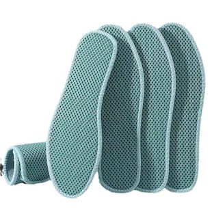 Moxa deodorant insole men's and women's sweat-absorbent cool breathable soft and comfortable summer mesh military training shoes
