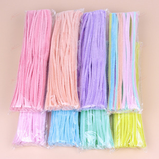 Macaroon Wool Root Twist Bar Kindergarten DIY Handmade Material Light Color 100 Wool Flower