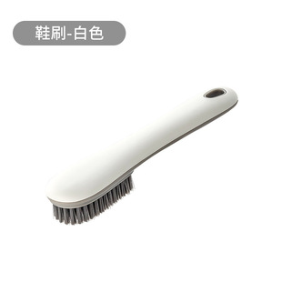 New Shoe brush household shoe washing brush shoe washing brush soft fur does not hurt shoe board brush printed logo long handle shoe brush