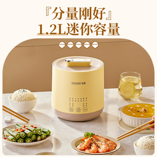 Dou Wo Mini Electric Rice Cooker Small Capacity Household Small Electric Rice Cooker New Multifunctional 1-2 Person Steaming Rice Cooker