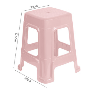 Household Thickened Plastic Chair Living Room Simple Plastic Stool Stool Stool Stall Factory Wholesale