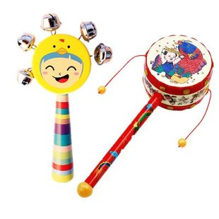 Grasping Training Baby Toy 0-1 Years and a Half Bite Musical Instrument Rattle Toy Boys Girls Small Rattle
