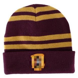Harry Potter hat Gryffindor Slytherin wool striped warm hat student wholesale
