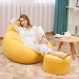 Beanbag120 * 100 ленивый диван-мешок простая ткань для гостиной 2 мм с мелкими частицами один диван оптом