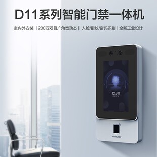 Hikvision Face Recognition Access Control All-In-One Machine Face Password Swipe Card Unlock D11Plus