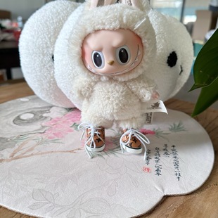 Только обувь] 17CM Labu куклы обувь подвески LABUBU Аксессуары крупные принты кроссовки на шнуровке