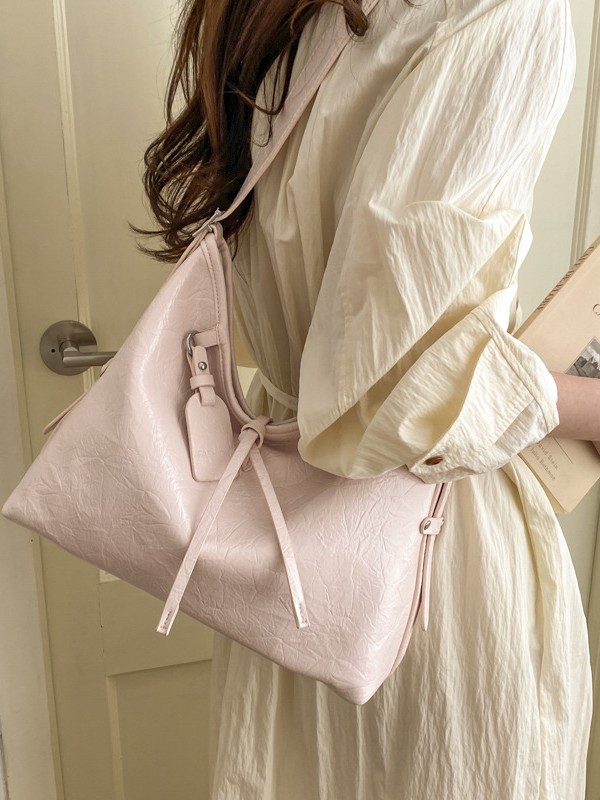 2025 New Lazy Style Tote Bag, Stylish and Simple Shoulder Bag, Casual and Versatile, Large Capacity, Underarm Crossbody Bag