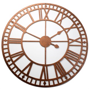 Independent Station Amazon Iron Crafts Wall Jewelry Indoor and Outdoor Wall Decoration Clock Wall Hanging