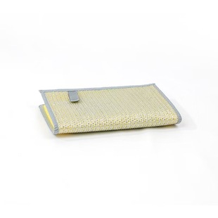 Double-sided silver silk towel gourd dishwashing cloth does not touch oil does not hurt the pot kitchen dishcloth absorbent thick steel wire coconut shell cleaning cloth