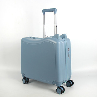 Cat Ears Macaron Color Riding Children's Trolley Case New Universal Wheel Combination Lock Children's Luggage