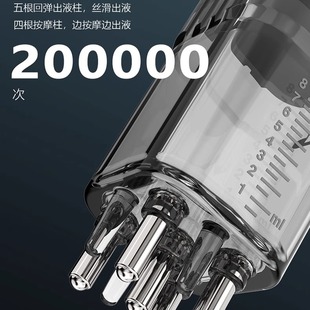Mino scalp medicine dispenser small cube scalp liquid guide medicine dispenser transparent hair growth liquid massager 1ml coating comb