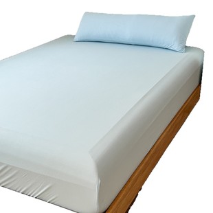 Xiaohongshu Recommends 2025 New Cool Ice Skin Pillow Single Fitted Sheet Bedspread Family Bedding Set