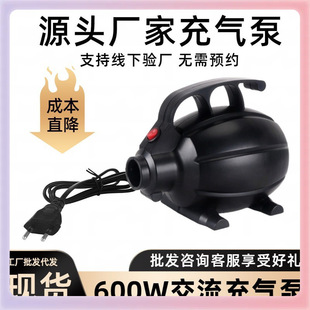 High-power 600W inflatable bed electric inflatable pump tent yoga mat inflatable air mold inflator source wholesale