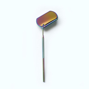 In stock stainless steel eyelash grafting mirror hand-held square inspection mirror eyelash makeup auxiliary Beauty Mirror cross-border exclusive