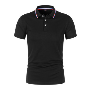 150g32 Combed Yarn High Density Polyester Cotton Bead Polo Shirt "No Independent Packaging" Enterprise Work Clothes