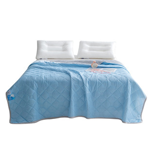 New Summer Cool Silk Ice Cream Summer Quilt Summer Cool Quilt Air-Conditioned Quilt Thin Quilt Gift Quilt Cross-Border Foreign Trade Wholesale