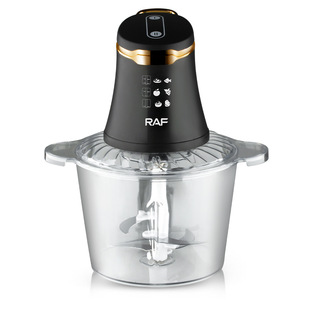 RAF European cross-border household electric meat grinder glass visual stuffing machine garlic machine meat grinder 3L