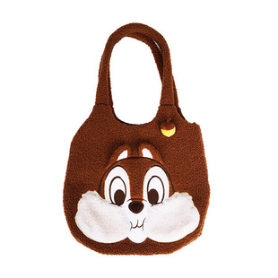 Disney genuine Pooh bear brooch shoulder bag autumn and winter New Qiqi large capacity shoulder bag backpack schoolbag