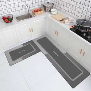 Simple kitchen absorbent mat technology cloth cushion rubber quick-drying carpet oil-absorbing mat carpet door mat wholesale