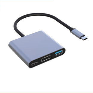 TYPE-C в HDMI 3-в-1 4K адаптер кабель type-c в hdmiUSB HD кабель док-станция
