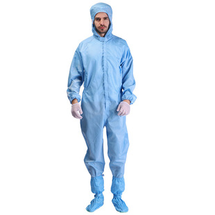 Shield-added TD-STQ003 hooded one-piece full-body hooded one-piece dust-free anti-static suit