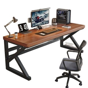 Solid Wood Computer Desk Desktop Desk Bedroom Home E-sports Table Rectangular Student Writing Desk Double Desk