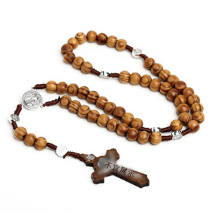 Пятно крест четки ручной работы трансграничные украшения Rosary молитва крещение украшения пасхальный подарок