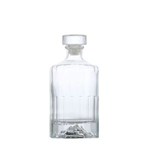 Simple Glass Wine Bottle Transparent Sealed High-end Small Liquor Bottle Home Brewed Liquor Storage Container