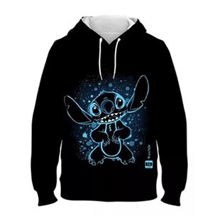 2023 European and American code Cartoon Cartoon 3D digital printing adult children's pullover hooded sweater ROW1061-1080