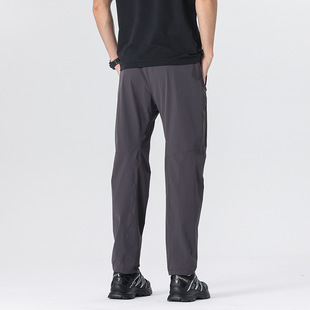 Dijia with 25 spring and summer men's light sports casual pants riding summer outdoor quick-drying casual pants waterproof