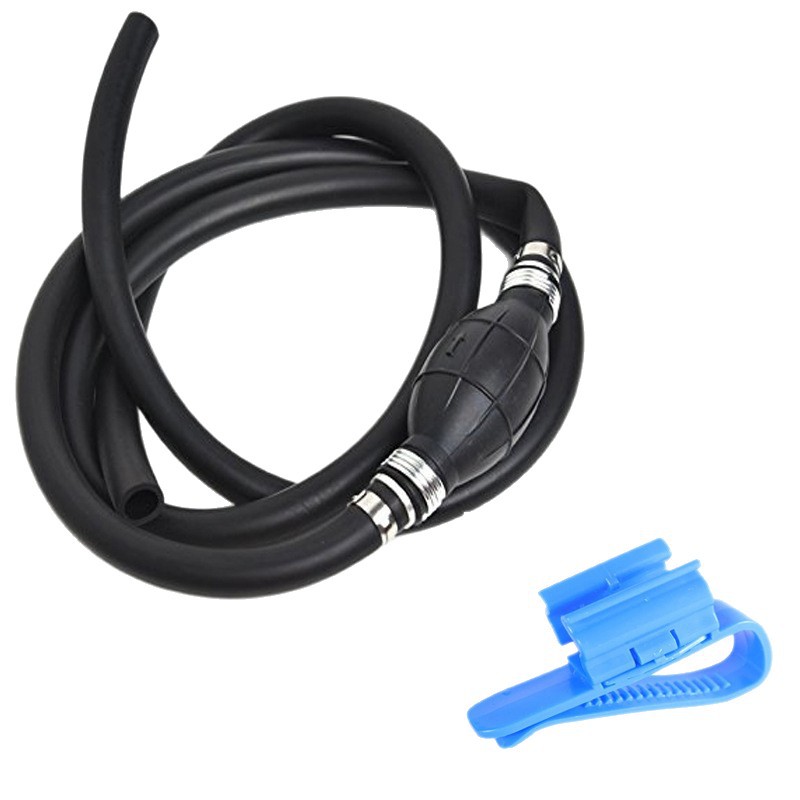 Yacht Outboard Oil Tank One-Way Valve Manual Pump Rubber Pipe Hand Oil Pump Car Refueling Pipe Oil Pumping Pipe